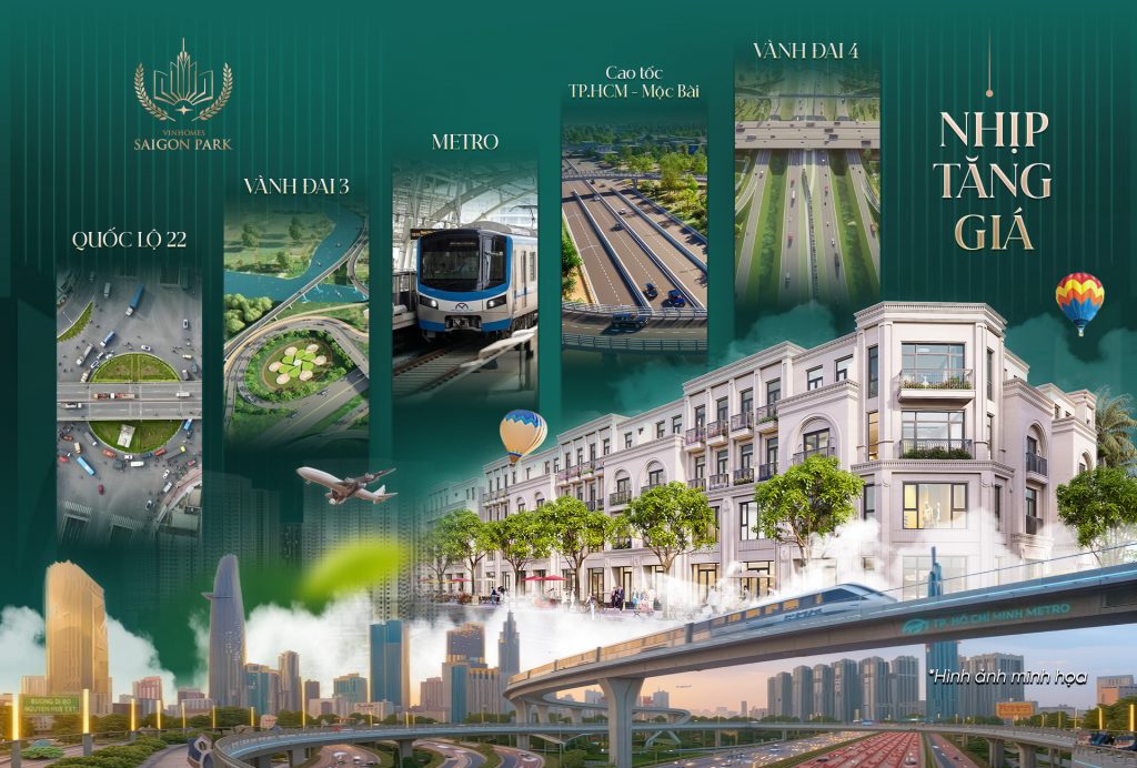 hạ tầng vinhomes hóc môn