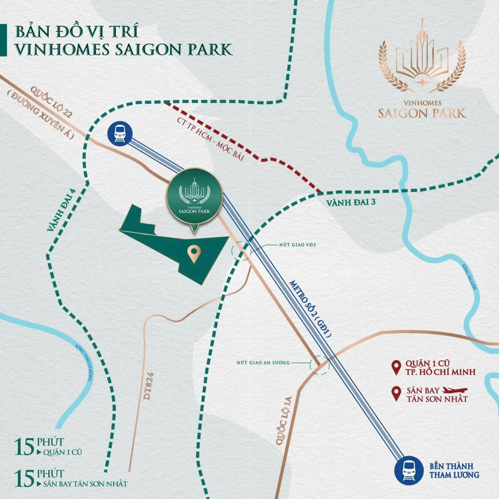 vị trí dự án vinhomes saigon park có gì đặc biệt?