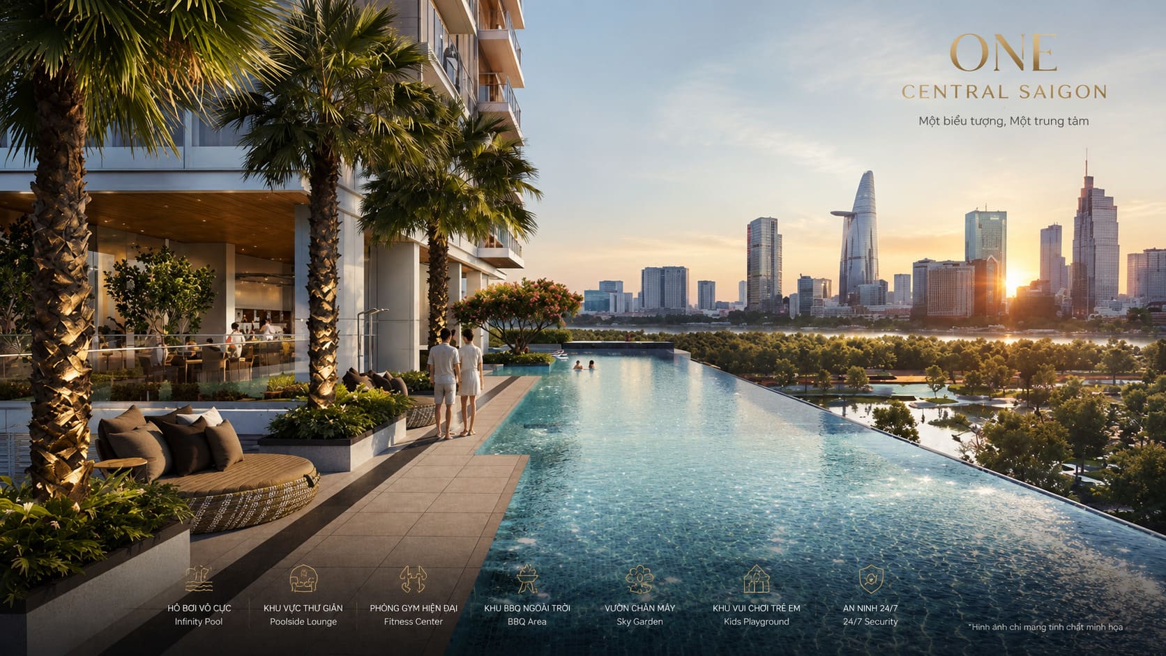 Tiến độ One Central Saigon đẳng cấp