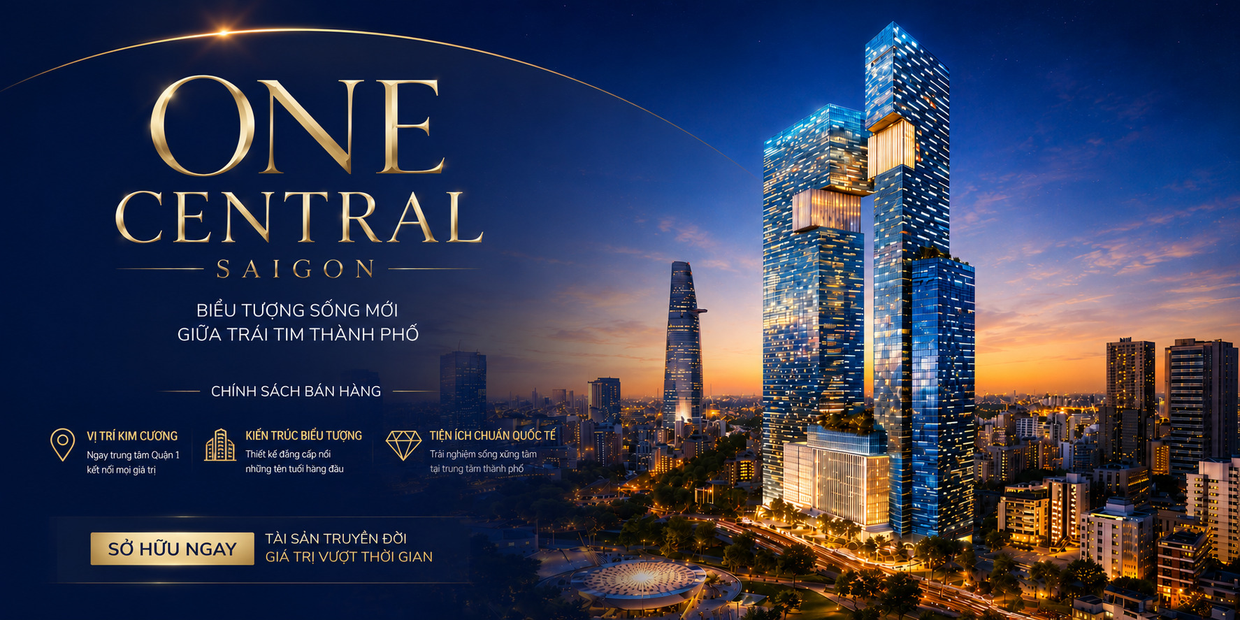 giá one central saigon mới nhất