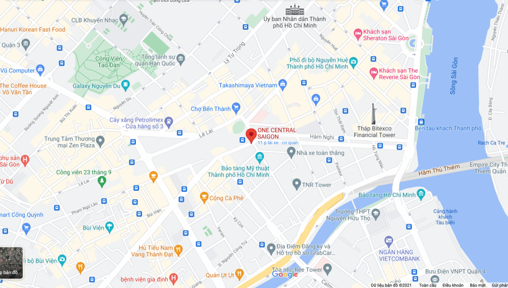 vị trí one central saigon
